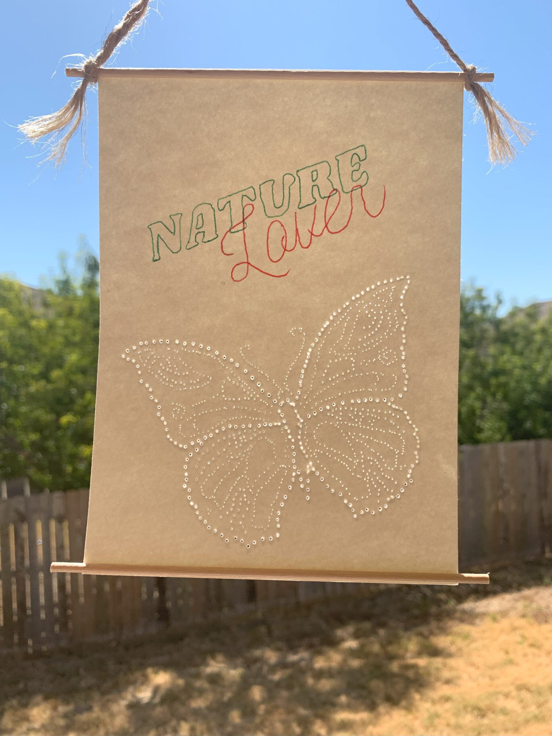 Perforated Pin Art Hanging (Two)